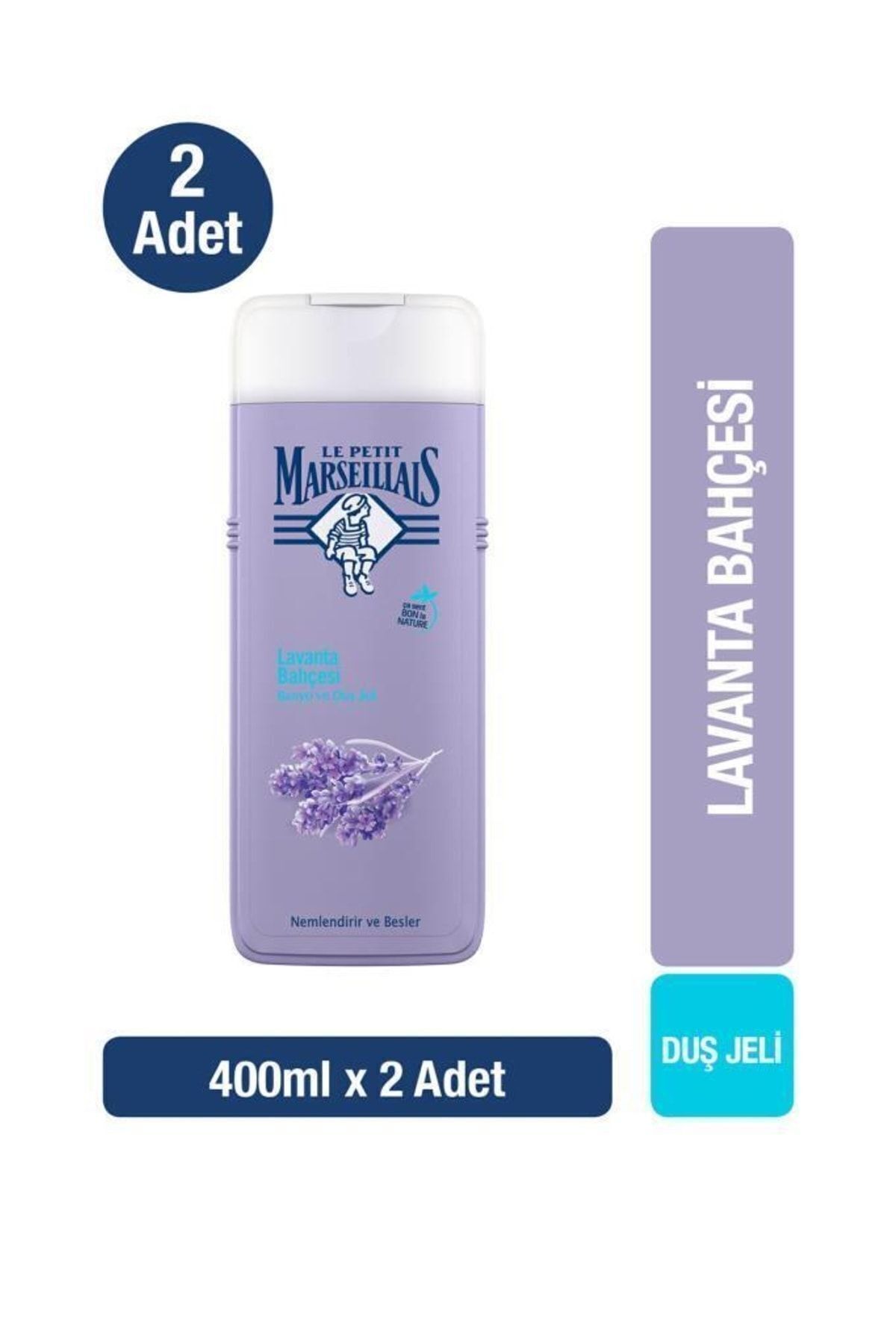 LPM DUŞ JELİ LAVANTA BAHÇESİ 400 ML X 2 ADET-