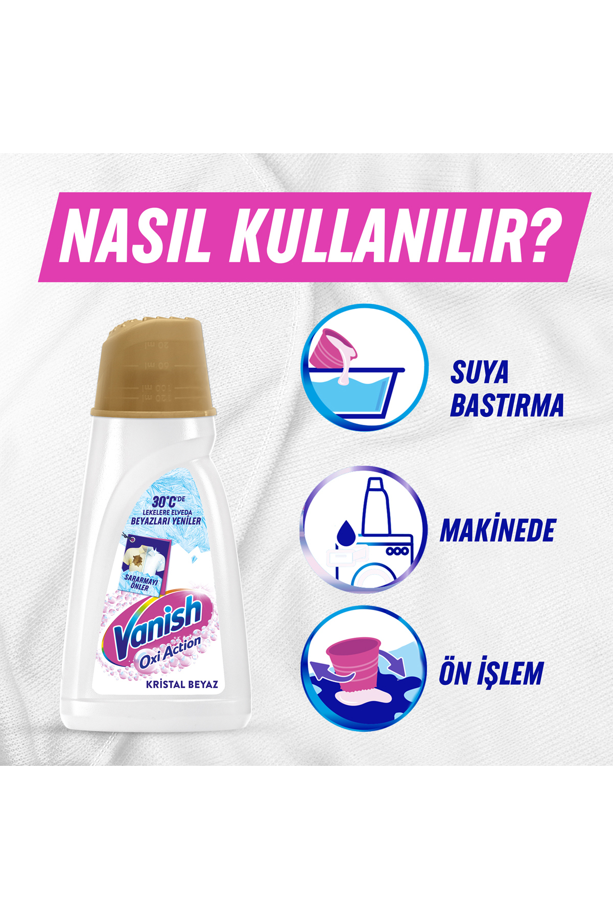 VANİSH KOSLA GOLD ÇAMAŞIR LEKE ÇIKARCI SIVI 1000ML-