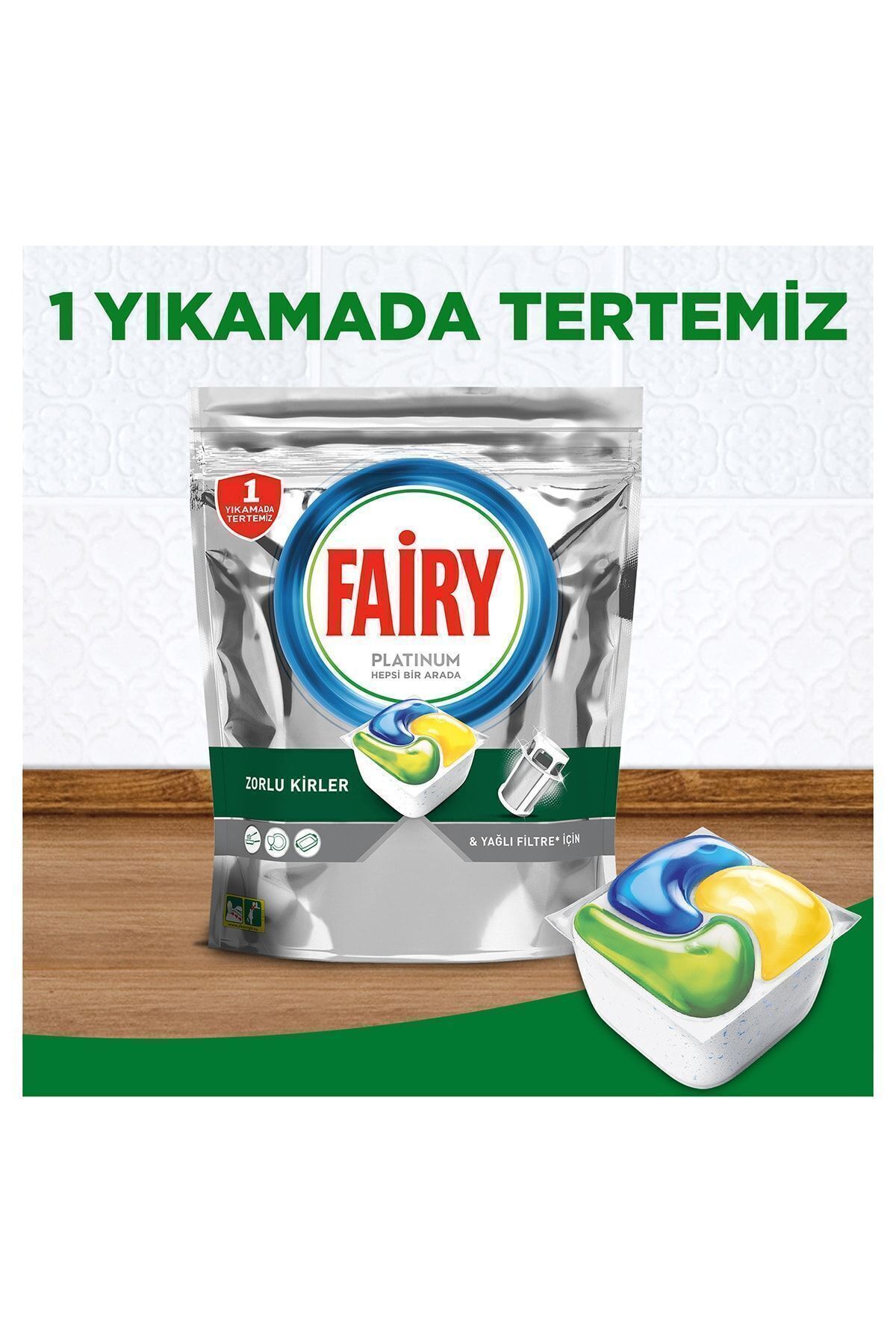 PLATİNUM 60 YIKAMA BULAŞIK MAKİNESİ DETERJANI-
