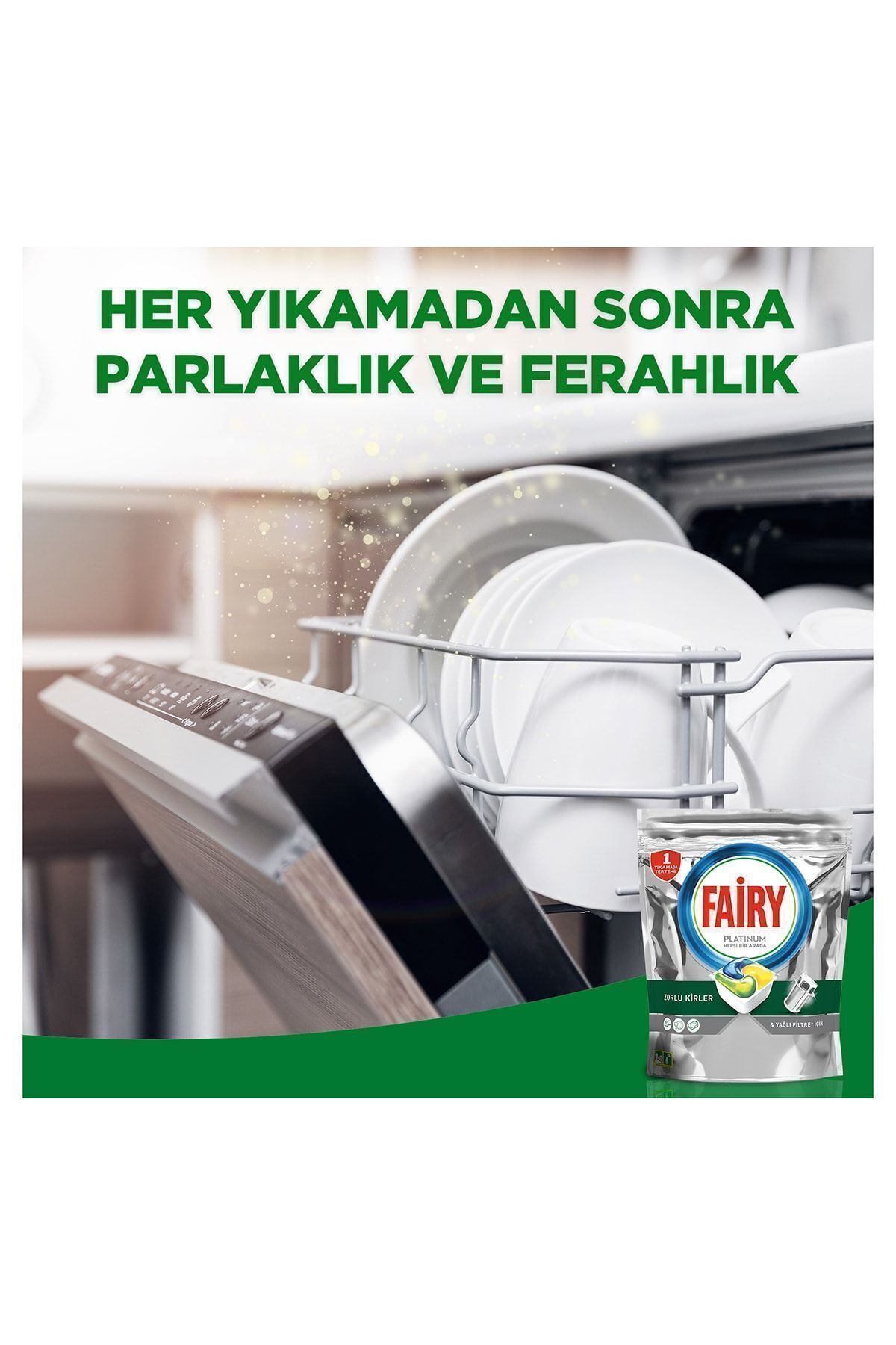 PLATİNUM 60 YIKAMA BULAŞIK MAKİNESİ DETERJANI-