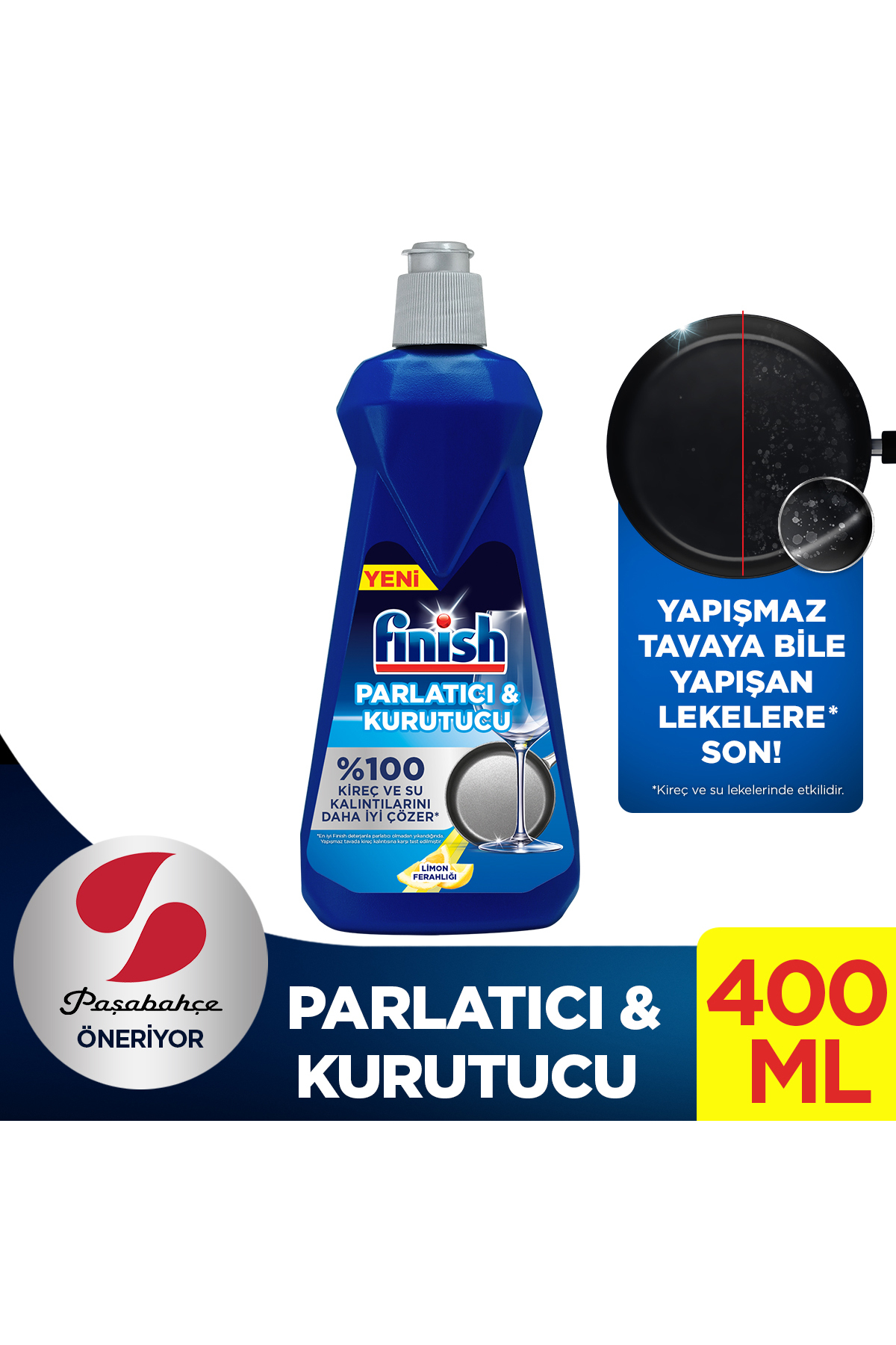 FİNİSH BULAŞIK MAKİNESİ PARLATICISI 400 ML LİMON-