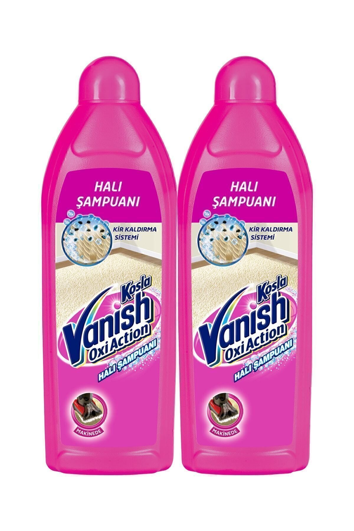 VANİSH KOSLA HALI ŞAMPUANI MAKİNEDE YIKAMA 2X850-