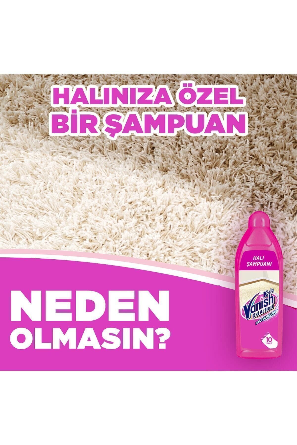 VANİSH KOSLA HALI ŞAMPUANI MAKİNEDE YIKAMA 2X850-