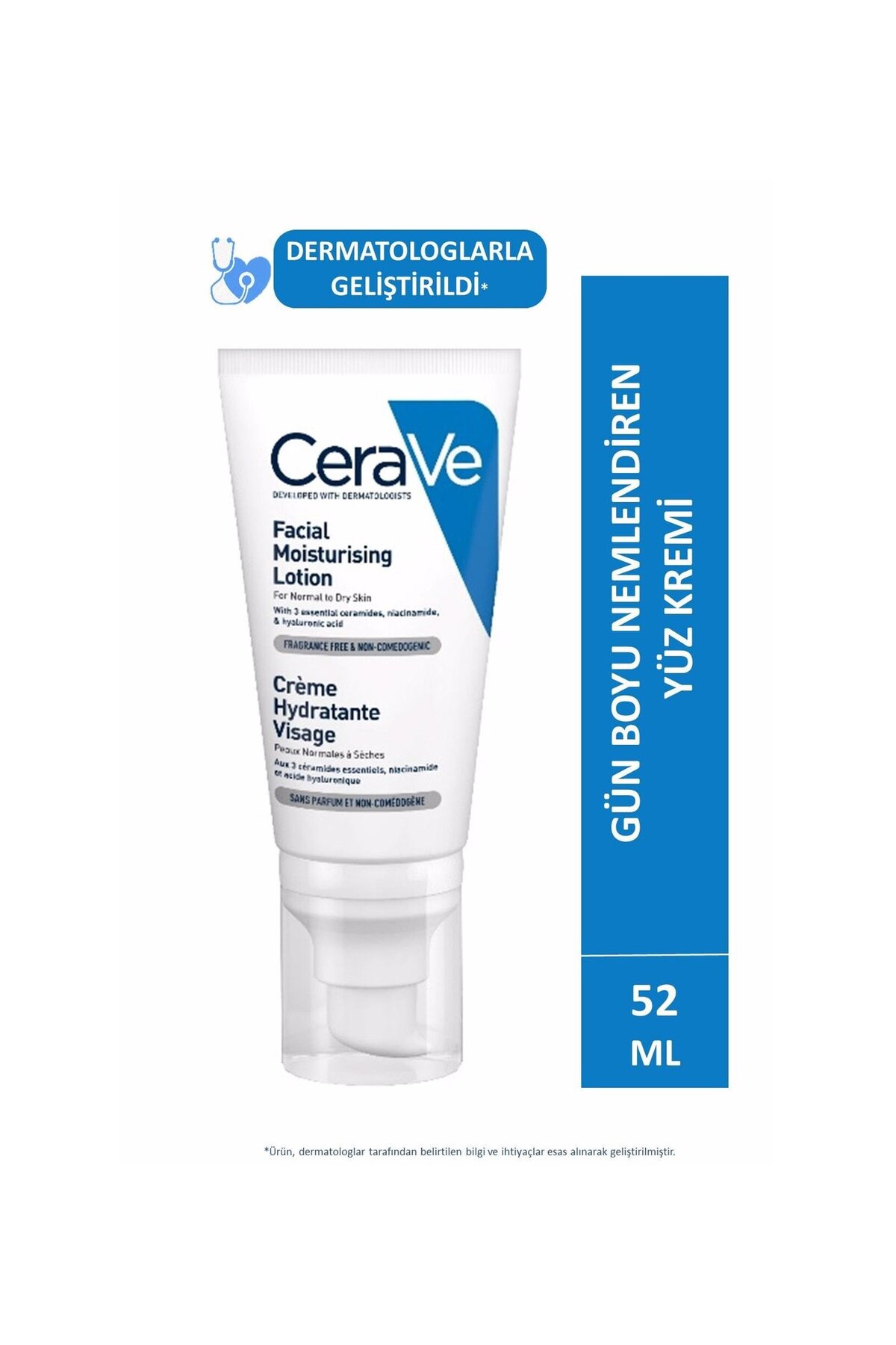 CERAVE NEMLENDİRİCİ YÜZ KREMİ 52 ML-