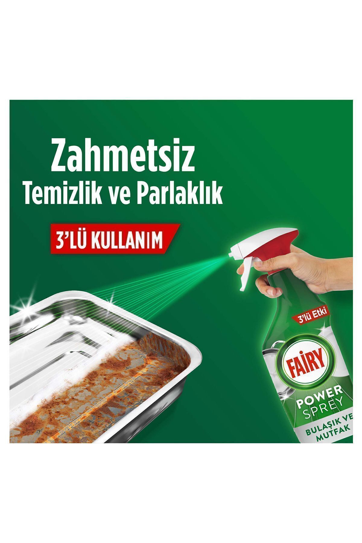 FAİRY POWER SPREY 3’Ü1 ARADA BULAŞIK VE MUTFAK 500-