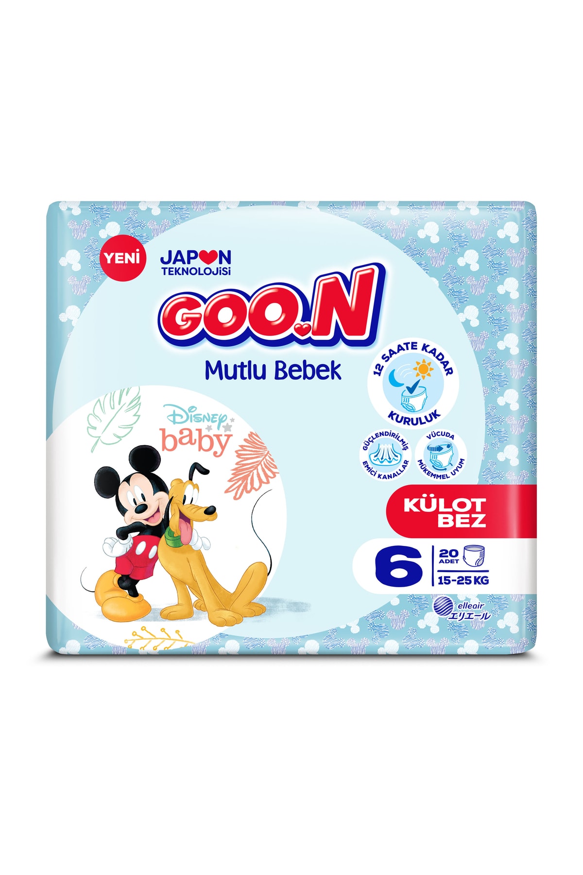 GOON MUTLU BEBEK KÜLOT BEZ JUMBO 6 BEDEN 20-