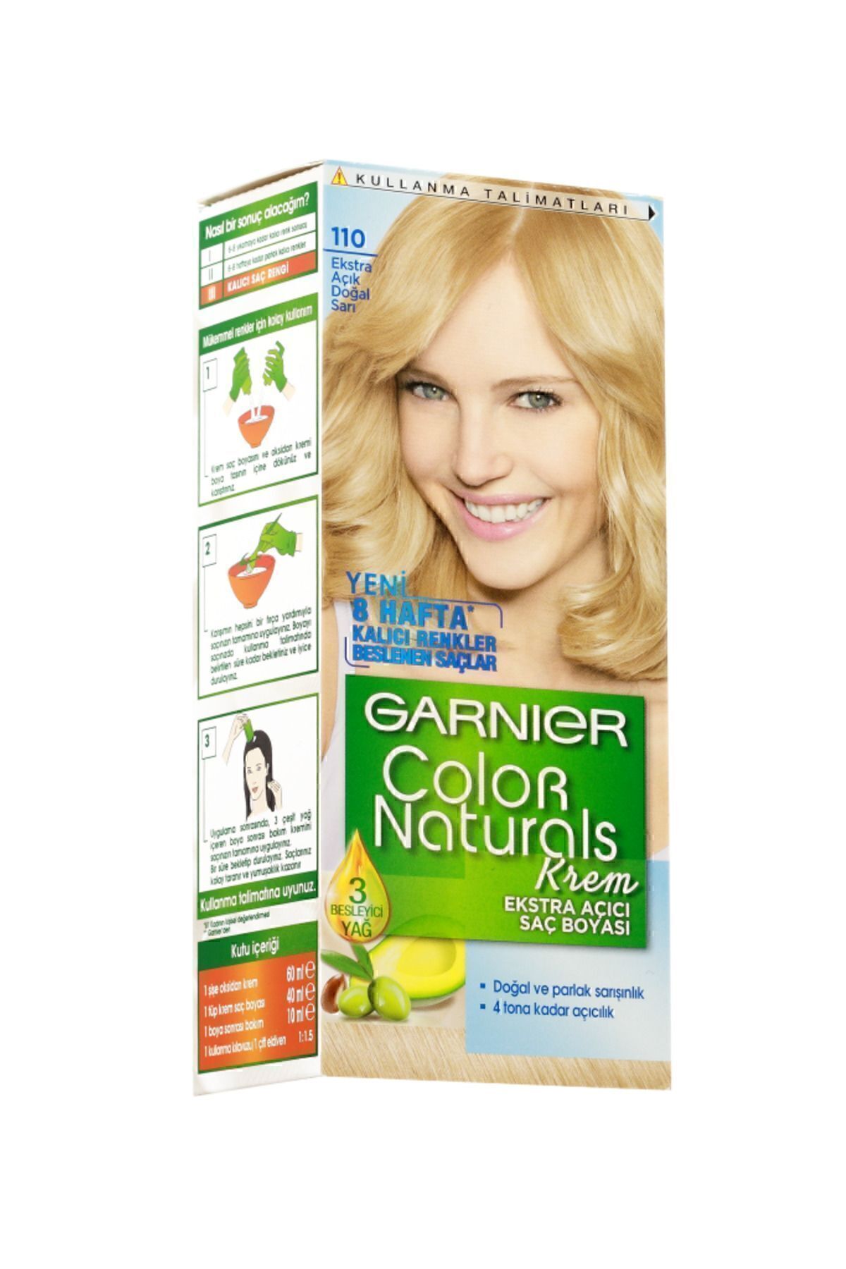 GARNİER SAÇ BOYASI - COLOR NATURALS 110 DOĞAL SARI-