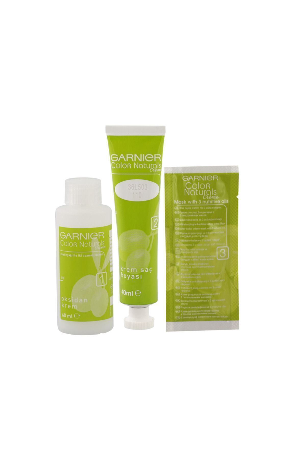 GARNİER SAÇ BOYASI - COLOR NATURALS 110 DOĞAL SARI-
