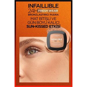 LOREAL PARİS INFAİLLİBLE 24H FRESH WEAR BRONZLAŞTIRICI PUDRA 300-