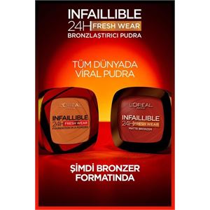 LOREAL PARİS INFAİLLİBLE 24H FRESH WEAR BRONZLAŞTIRICI PUDRA 300-