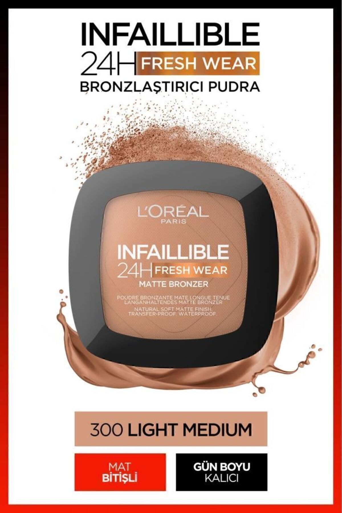 LOREAL PARİS INFAİLLİBLE 24H FRESH WEAR BRONZLAŞTIRICI PUDRA 300-