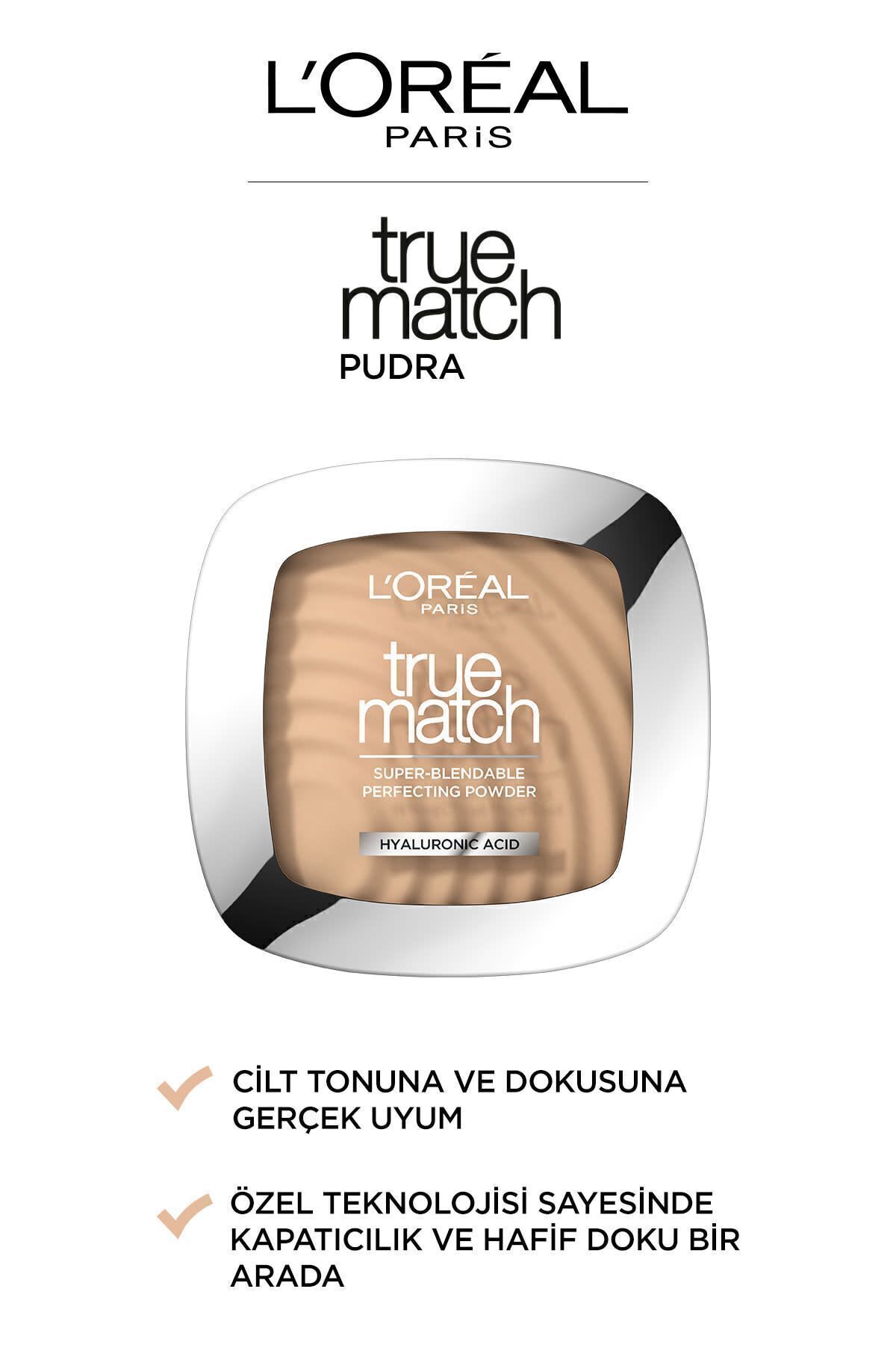 LORÉAL PARİS TRUE MATCH PUDRA W5 GOLD-