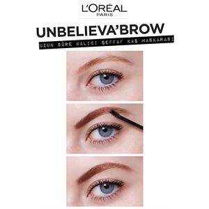 LOREAL PARİS UNBELİEVA BROW UZUN SÜRE KALICI ŞEFFAF KAŞ MASKARASI-