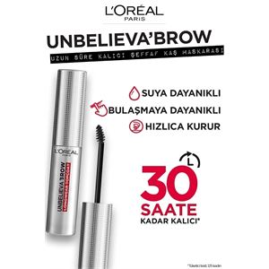 LOREAL PARİS UNBELİEVA BROW UZUN SÜRE KALICI ŞEFFAF KAŞ MASKARASI-