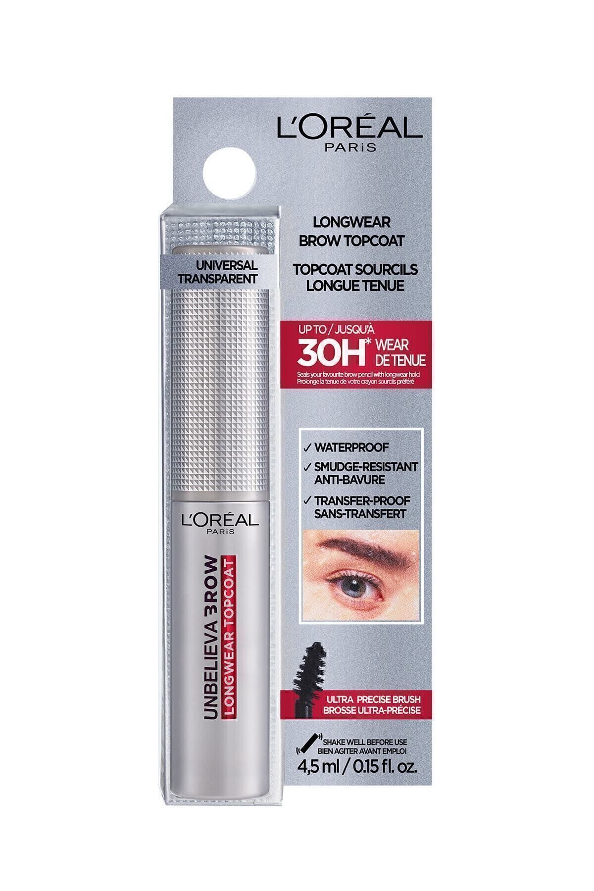 LOREAL PARİS UNBELİEVA BROW UZUN SÜRE KALICI ŞEFFAF KAŞ MASKARASI-