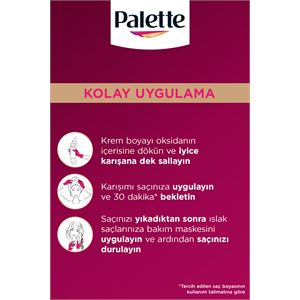 PALETTE DELUXE 6-0 KOYU KUMRAL SAÇ BOYASI-