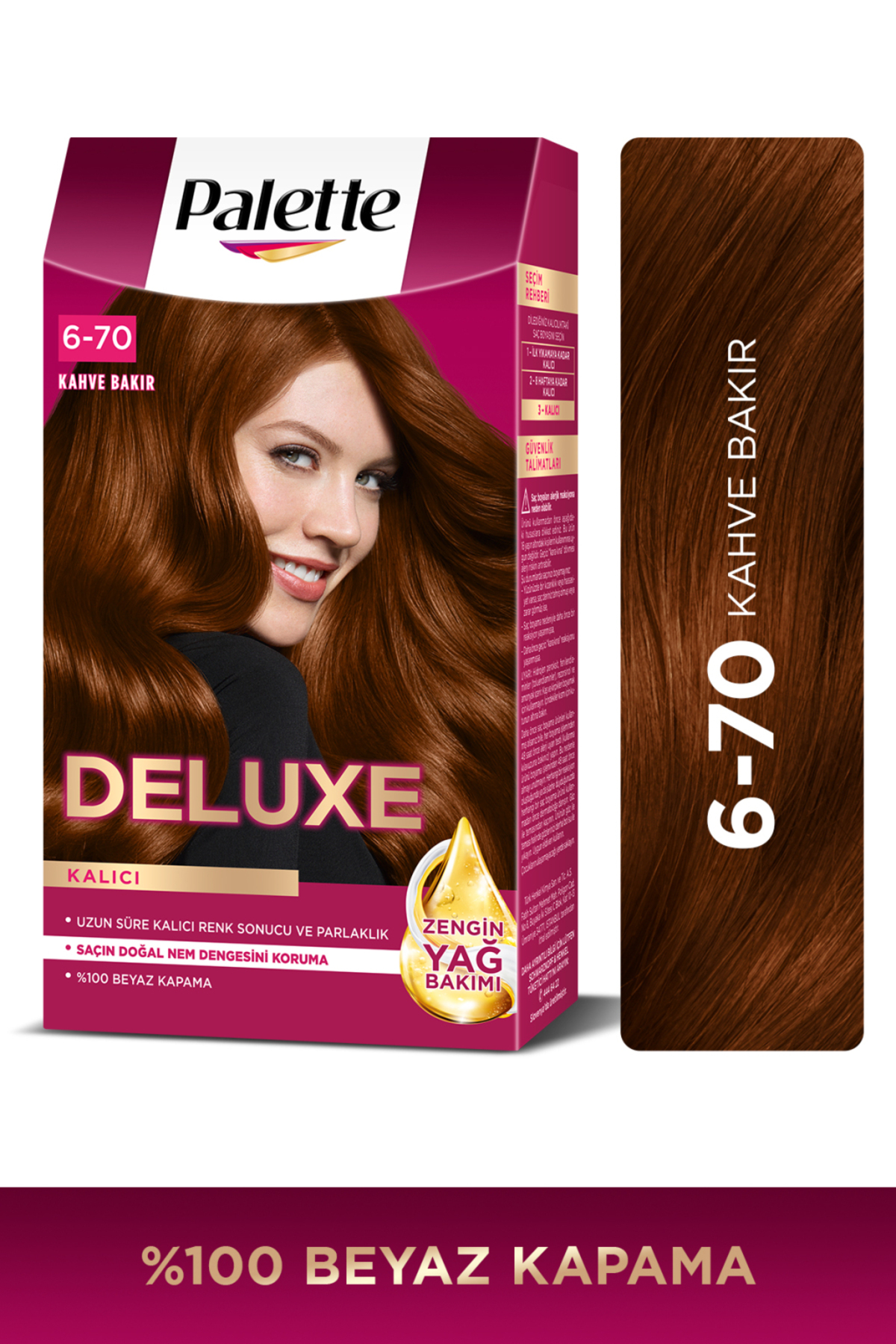 PALETTE DELUXE 6-70 KAHVE BAKIR  SAÇ BOYASI-