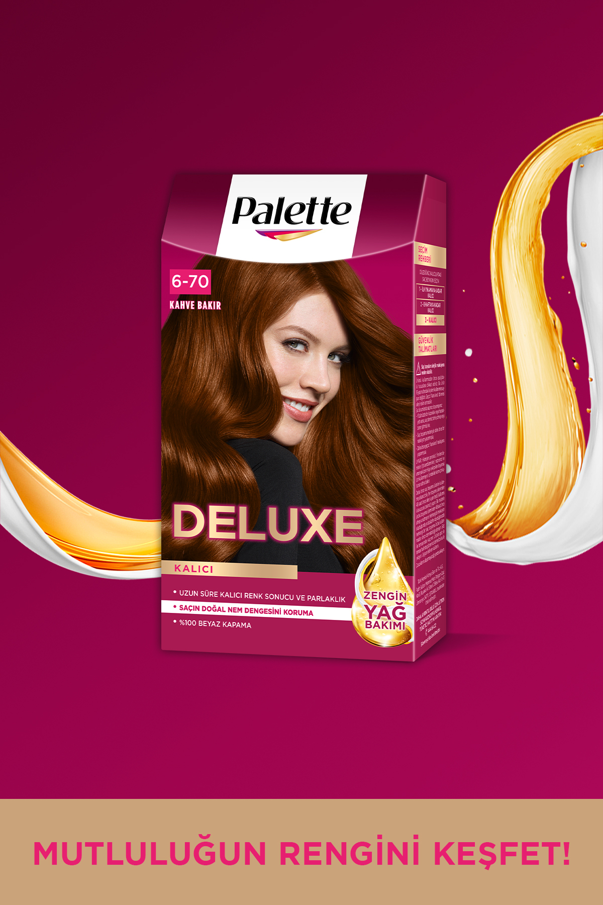 PALETTE DELUXE 6-70 KAHVE BAKIR  SAÇ BOYASI-