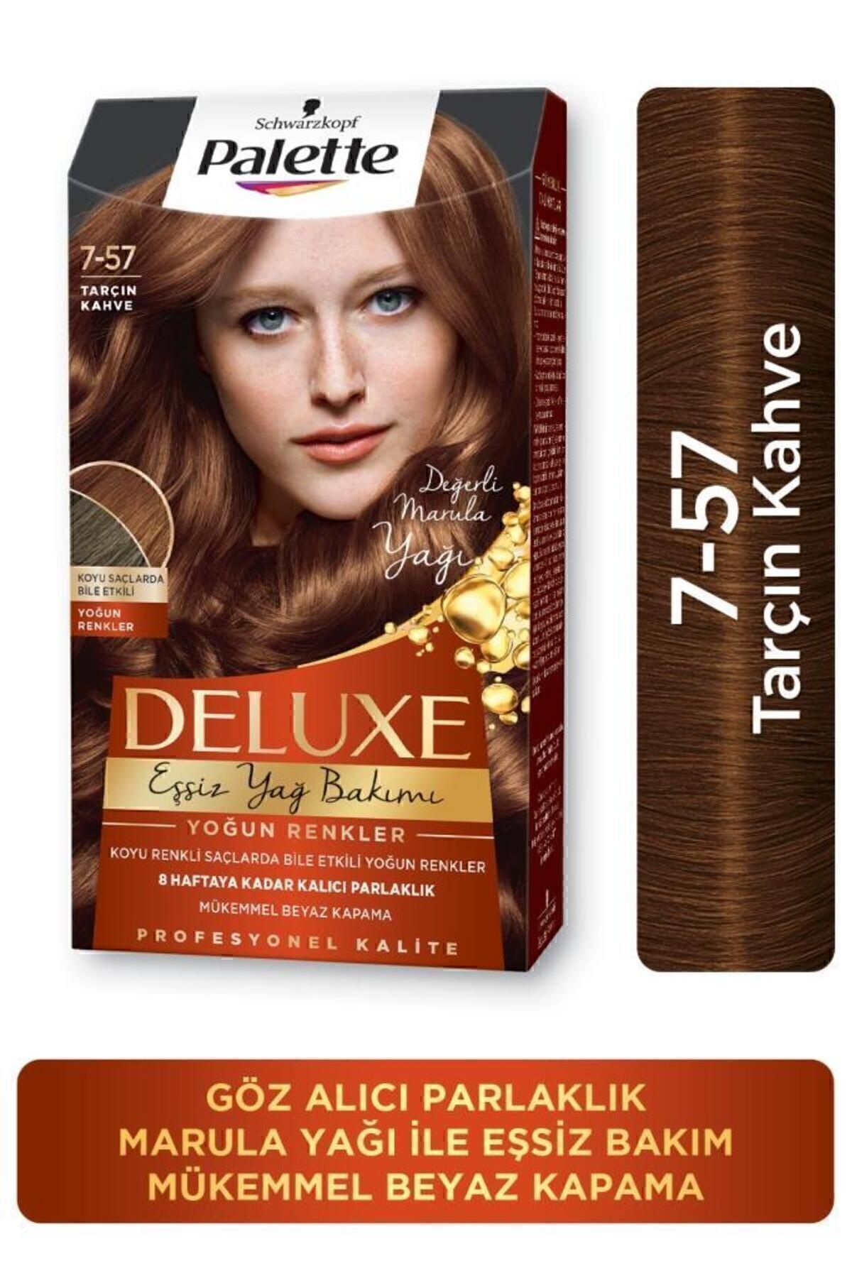 Palette Deluxe Yoğun Renkler 7-57 Tarçın Kahve-