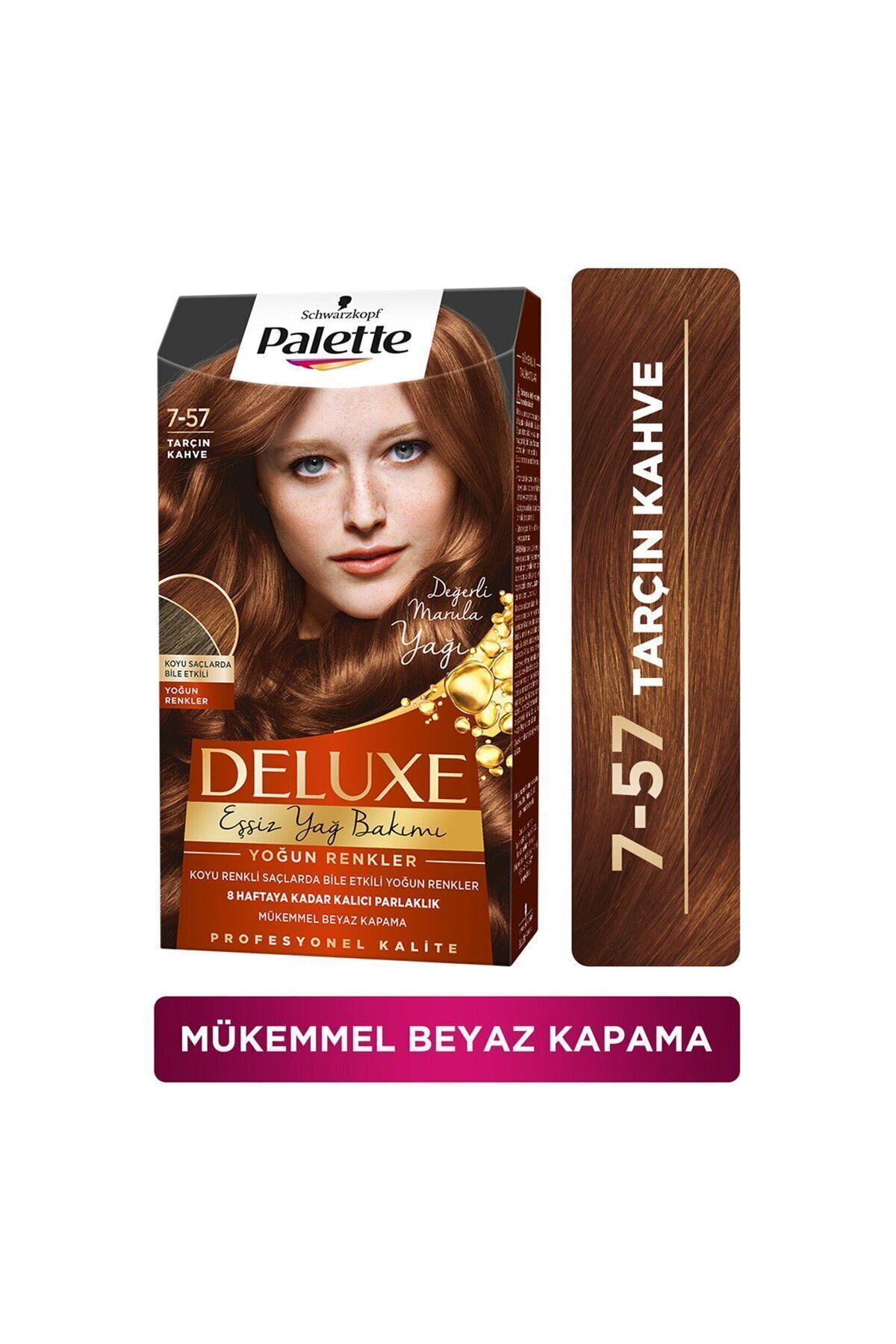 Palette Deluxe Yoğun Renkler 7-57 Tarçın Kahve-