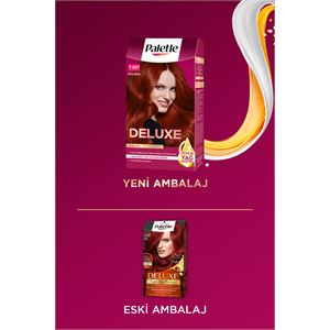 PALETTE DELUXE YOĞUN RENKLER 7-887 ATEŞ KIZILI SAÇ BOYASI-