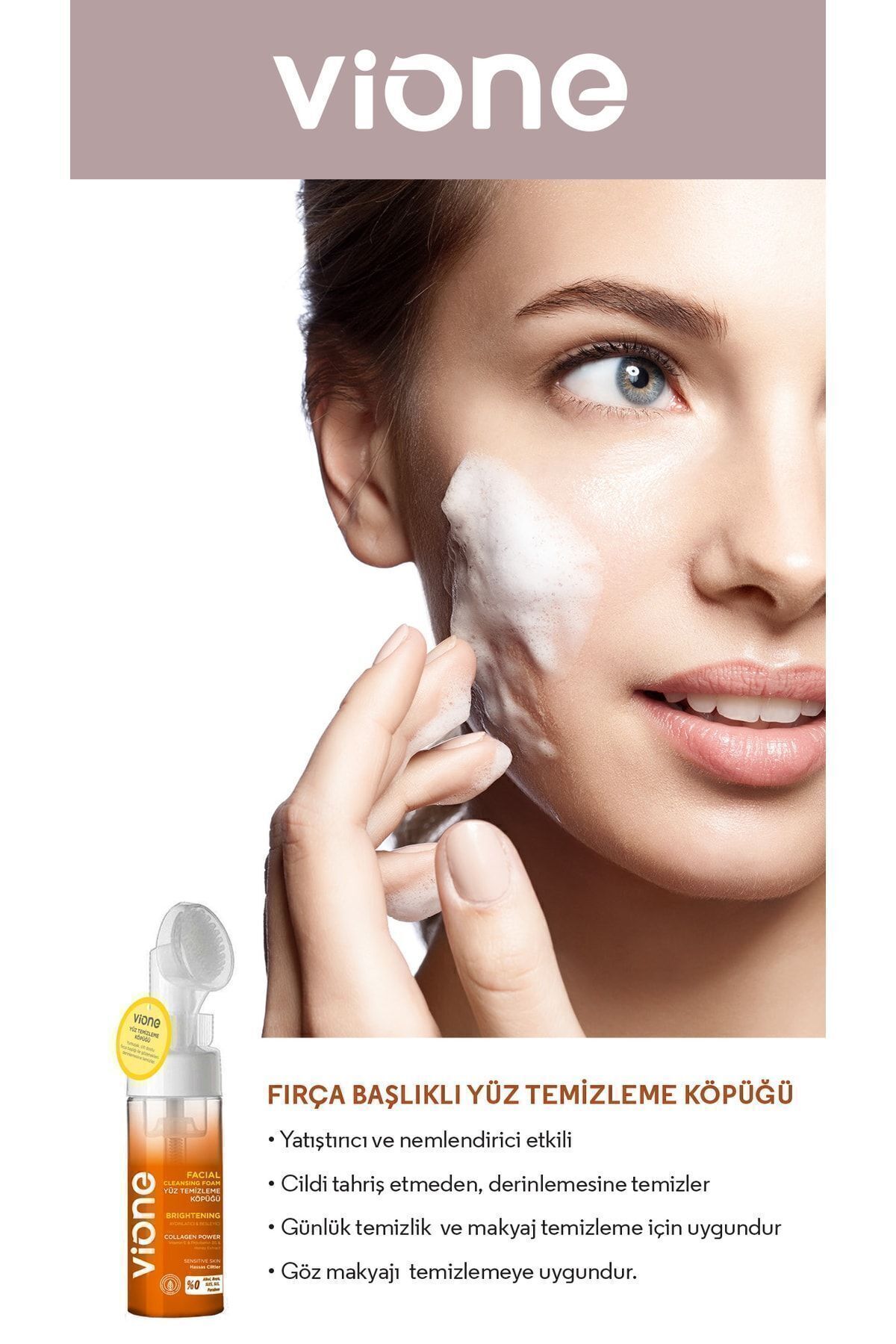 Vione Hassas Ciltler Için Aydınlatıcı Besleyici-