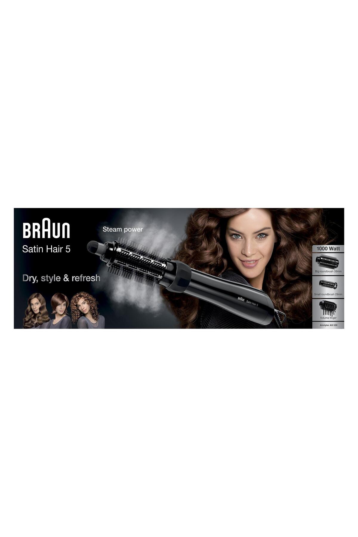 BRAUN SATİN HAİR 5 AS530 3 BAŞLIKLI SAÇ ŞEKİLLENDİRİCİ-