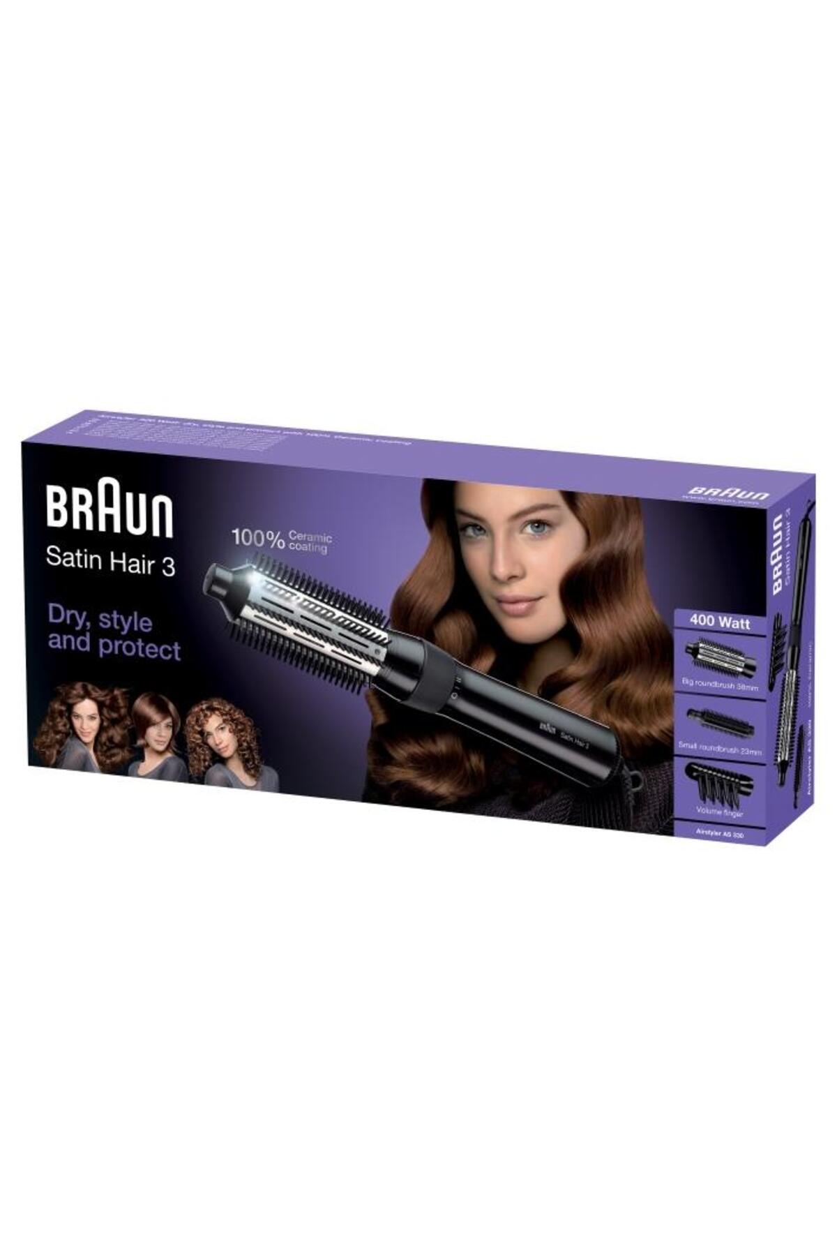 BRAUN SATİN HAİR 3 AS330 3 BAŞLIKLI SAÇ ŞEKİLLENDİRİCİ-