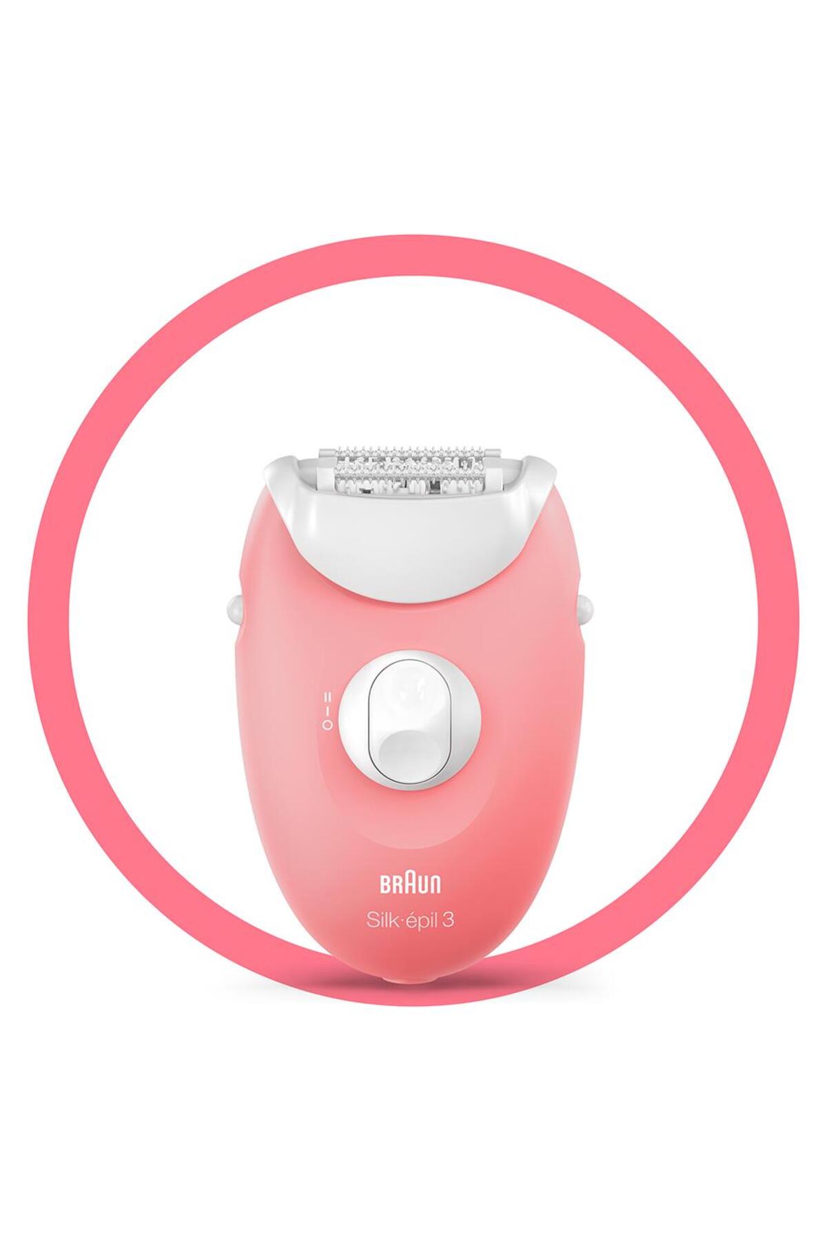 BRAUN SİLK-ÉPİL 3 3176 SMARTLİGHT 2 HIZ AYARI, KABLOLU EPİLATÖR-