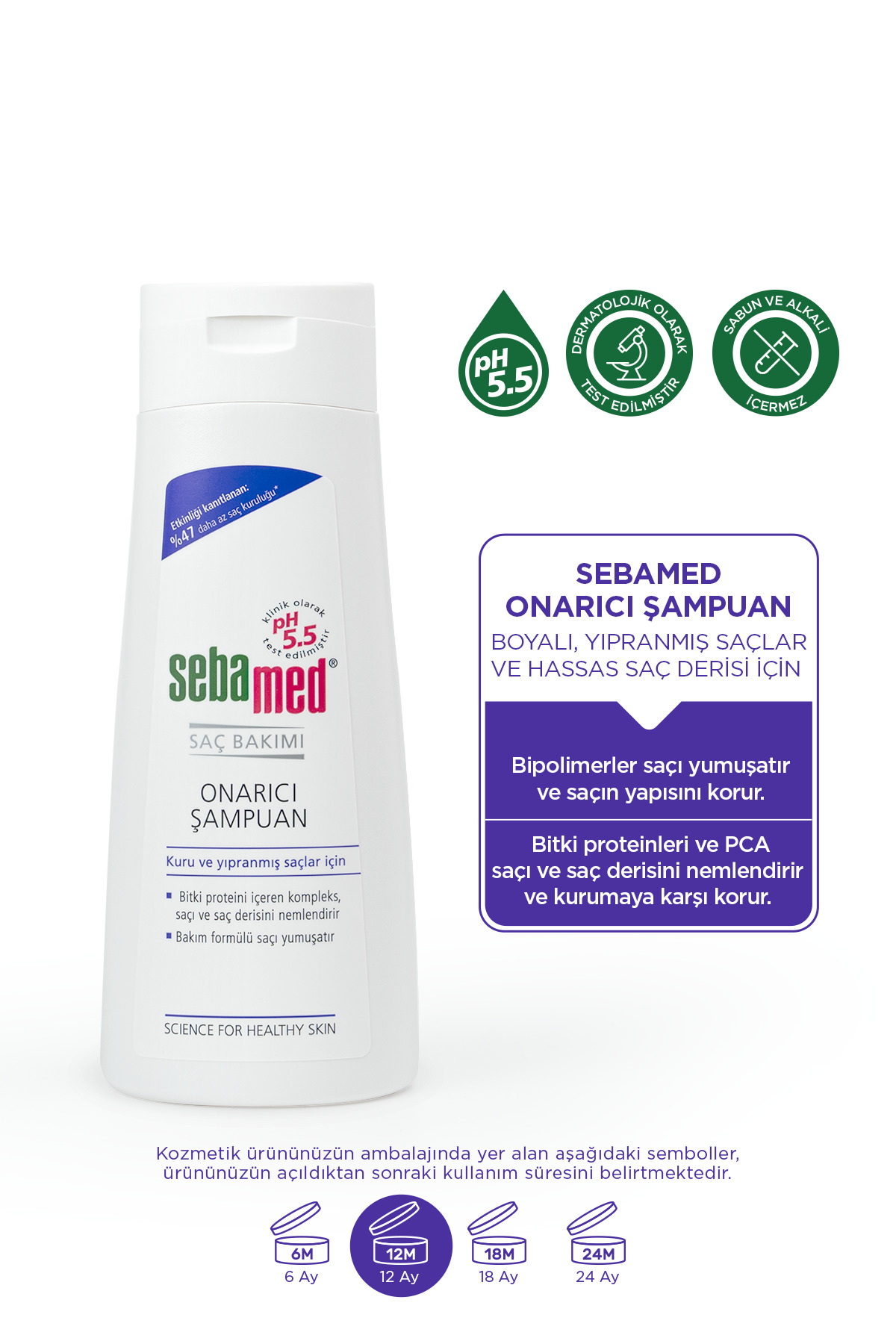 Sebamed Şampuan Onarım Repair 200 ml-