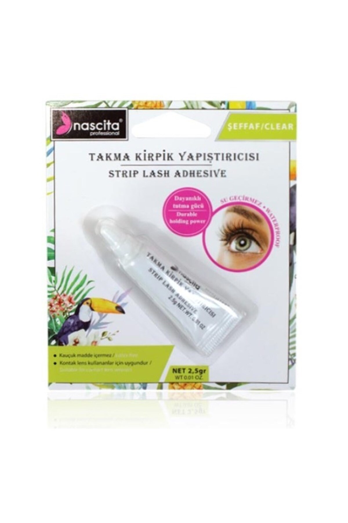 Nascita Şeffaf Takma Kirpik Yapıştırıcı 2.5 gr-