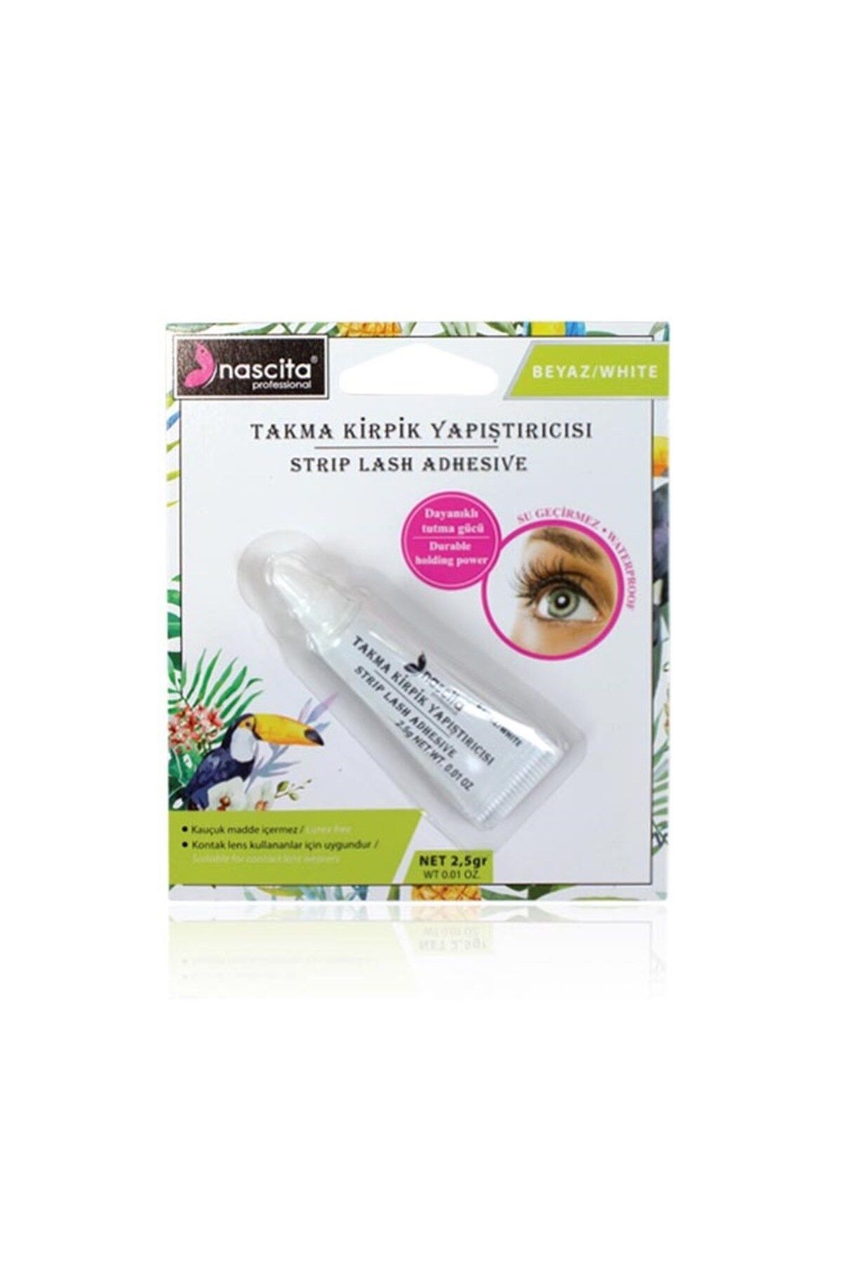 Nascita Beyaz Takma Kirpik Yapıştırıcı 2,5 gr-