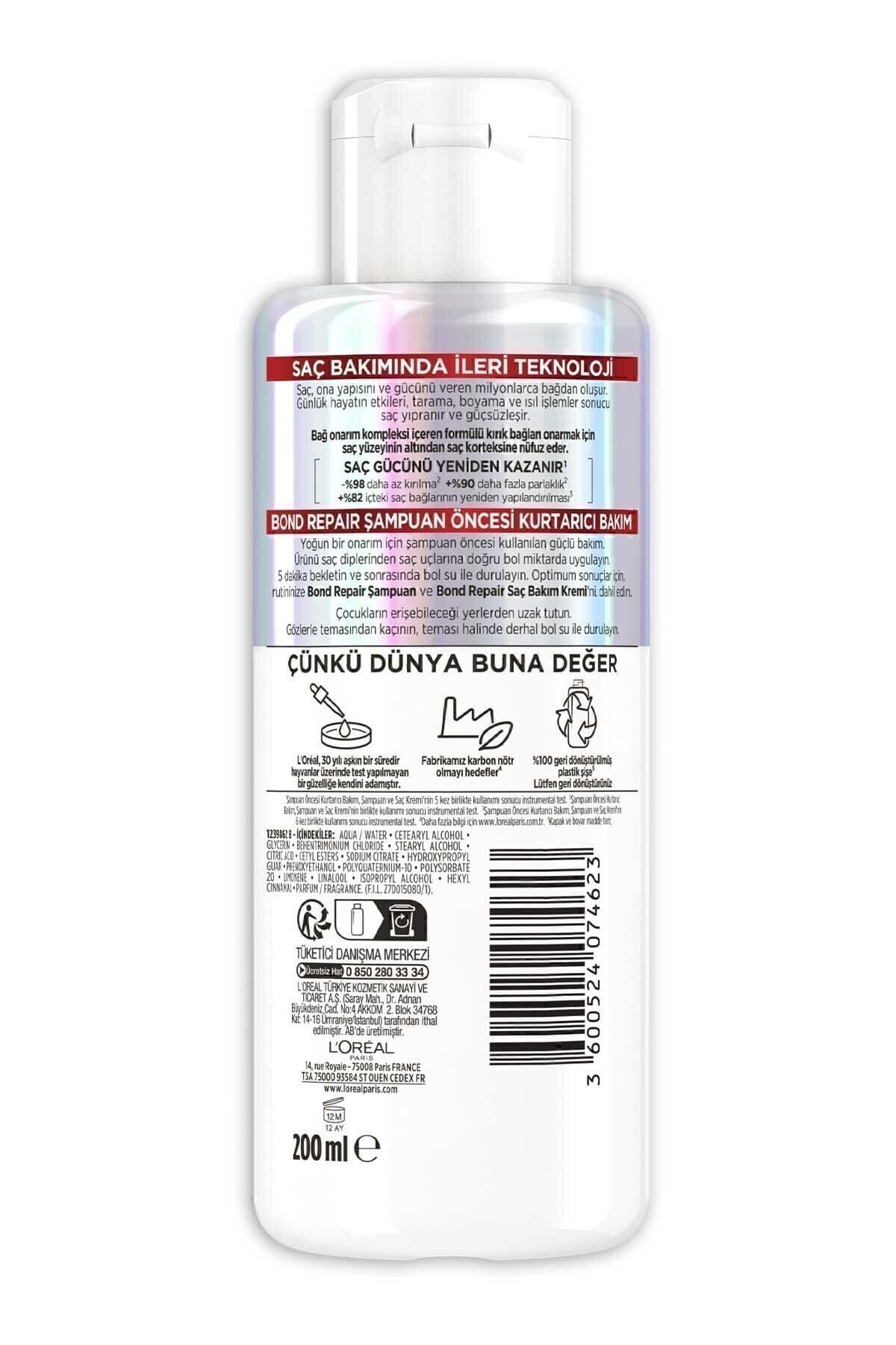 Elseve Bond Repair Tüm Yıpranmalar Için Şampuan Ön-