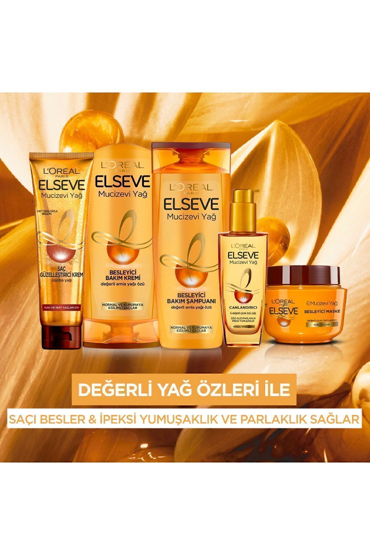 Elseve  Mucizevi Yağ Besleyici Bakım Şampuan 450ml-