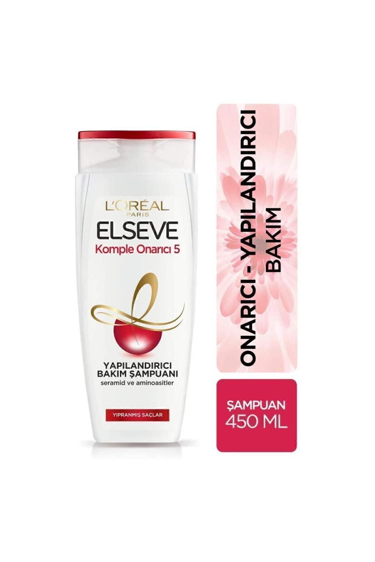 Elseve Komple Onarıcı Keratin Bakım Şampuanı 450-