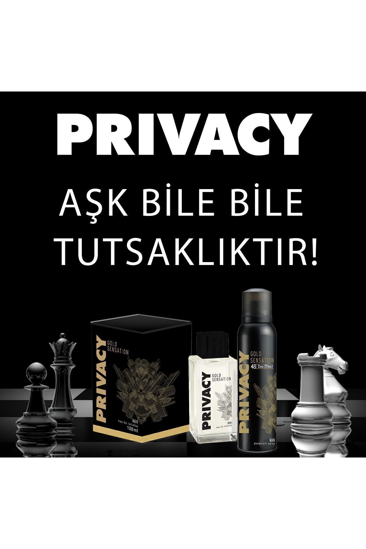 Privacy Gold Sensation Edt 100 ml Erkek Parfüm-
