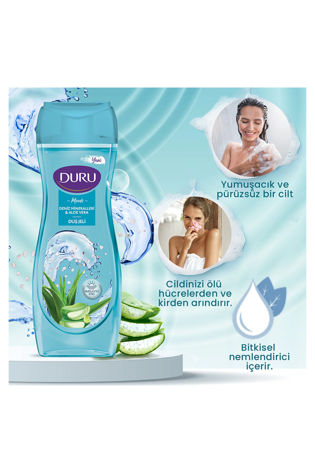 Duru Duş Jeli Deniz Mineralleri & Aloe Vera 450 Ml-