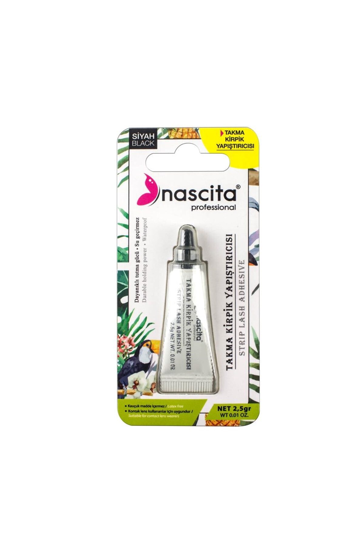 NASCİTA TAKMA KİRPİK YAPIŞTIRICI SİYAH 2,5 GR-