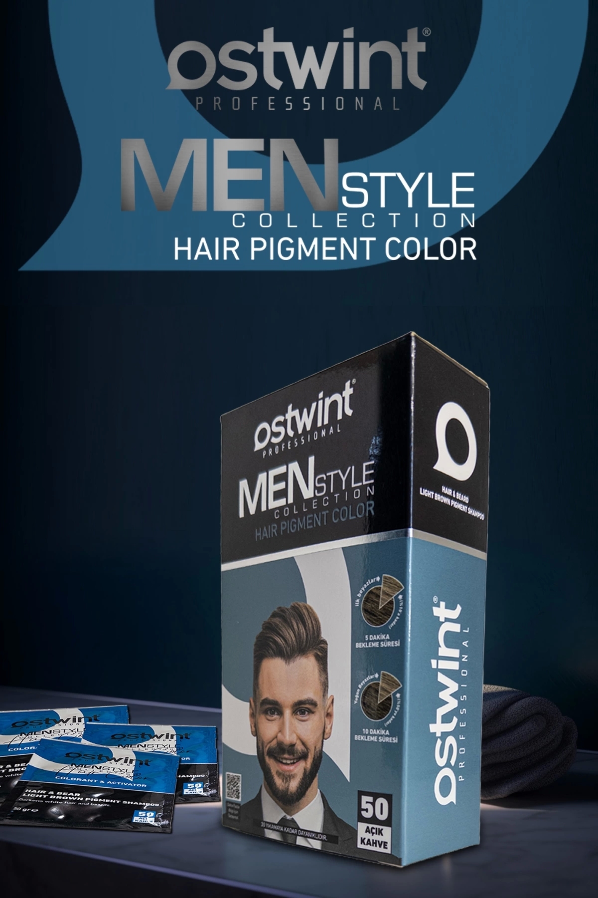 OSTWİNT PİGMENT COLOR SHAMPOO NO:50 AÇIK KAHVE-