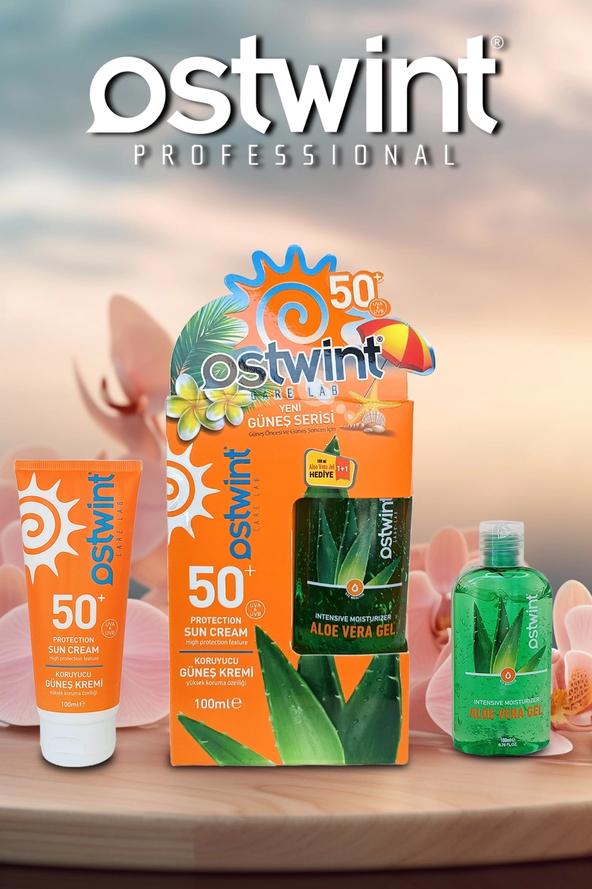 OSTWİNT SPF 50+ GÜNEŞ KREMİ 100 ML E VİTAMİNLİ + A-