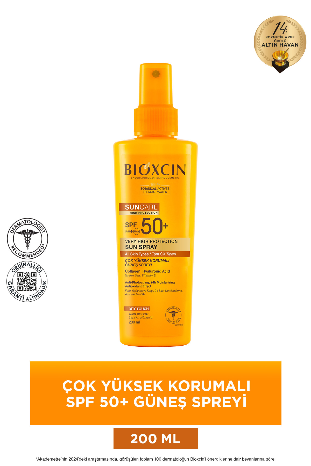 BİOXCİN SUN CARE ÇOK YÜKSEK KORUMALI TÜM CİLTLER-