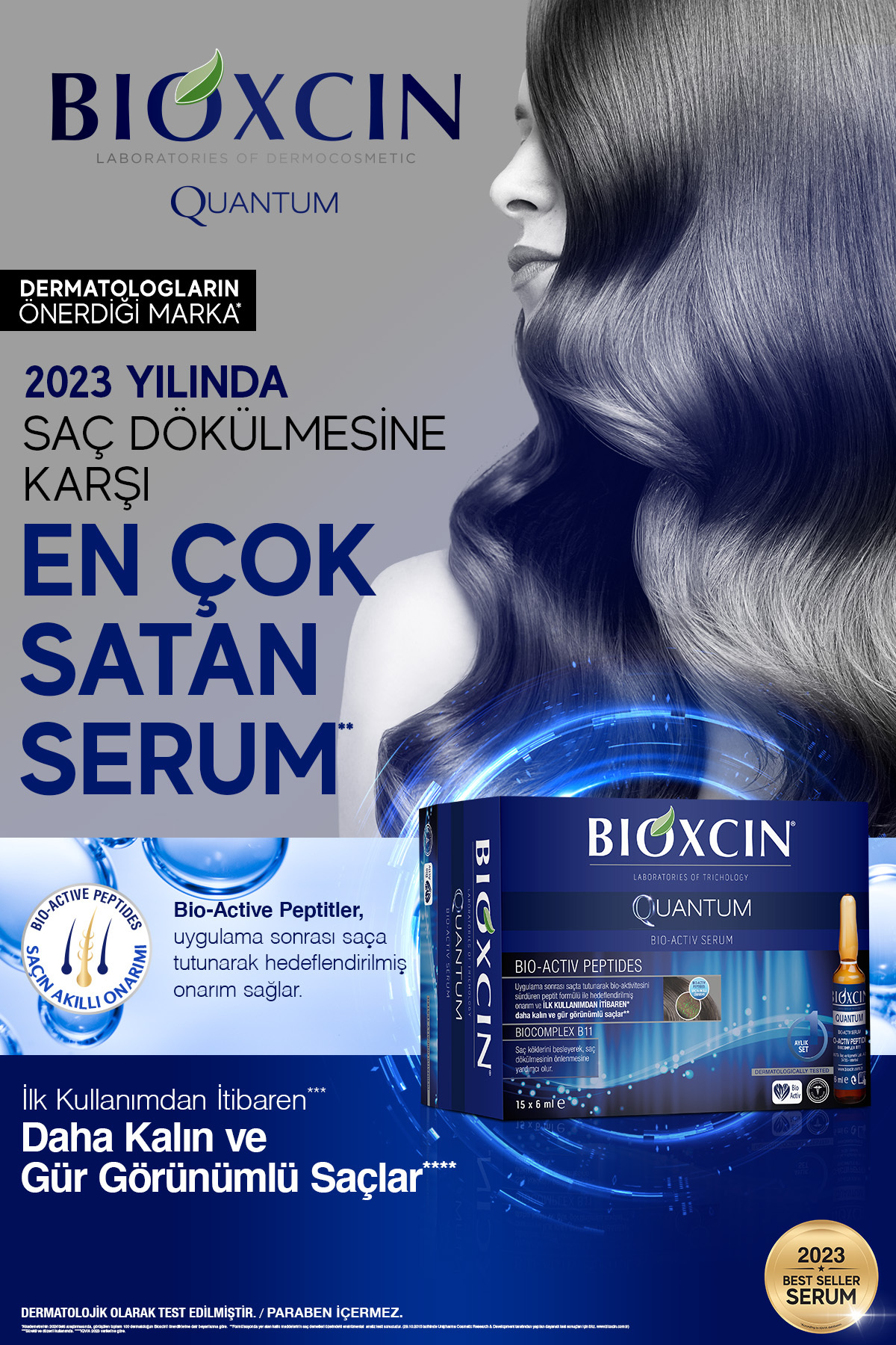 BİOXCİN QUANTUM EKSTRA HACİM & BAKIM SERUMU 15X6-
