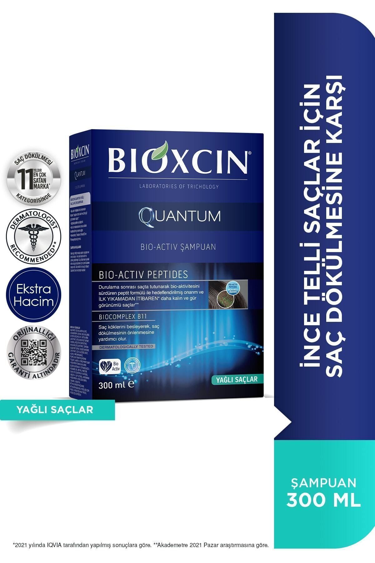 BİOXCİN QUANTUM ŞAMPUAN YAĞLI SAÇLAR IÇİN 300 ML-