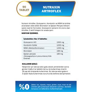 NUTRAXİN ARTROFLEX 90 TABLET SKT-