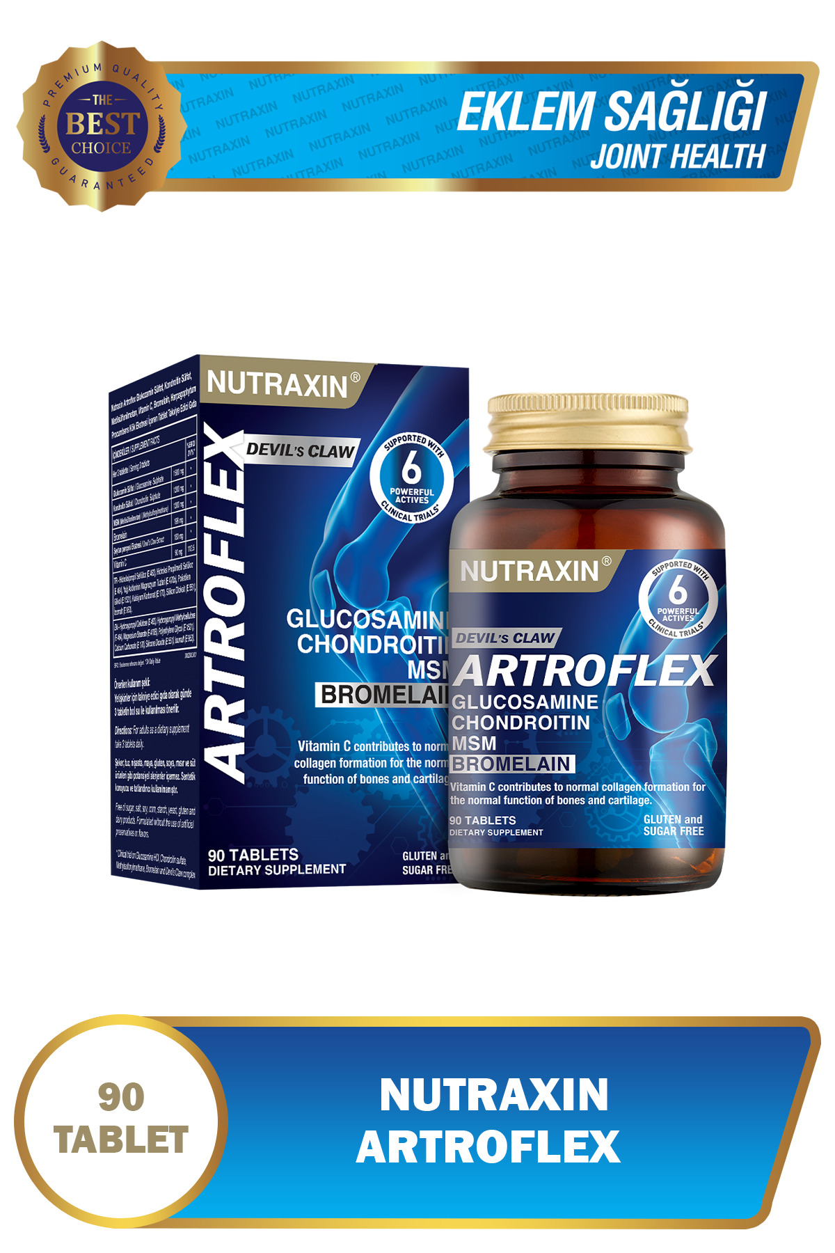 NUTRAXİN ARTROFLEX 90 TABLET SKT-
