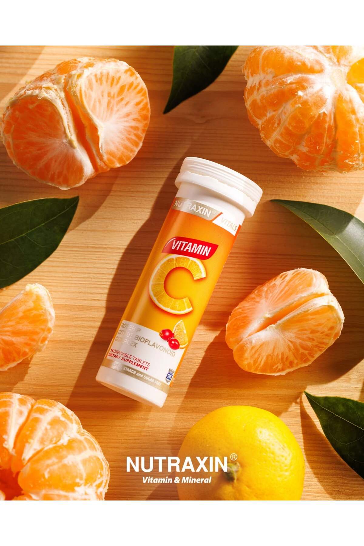 NUTRAXİN C VİTAMİNİ ÇİĞNEME TABLETİ - C VİTAMİNİ D-