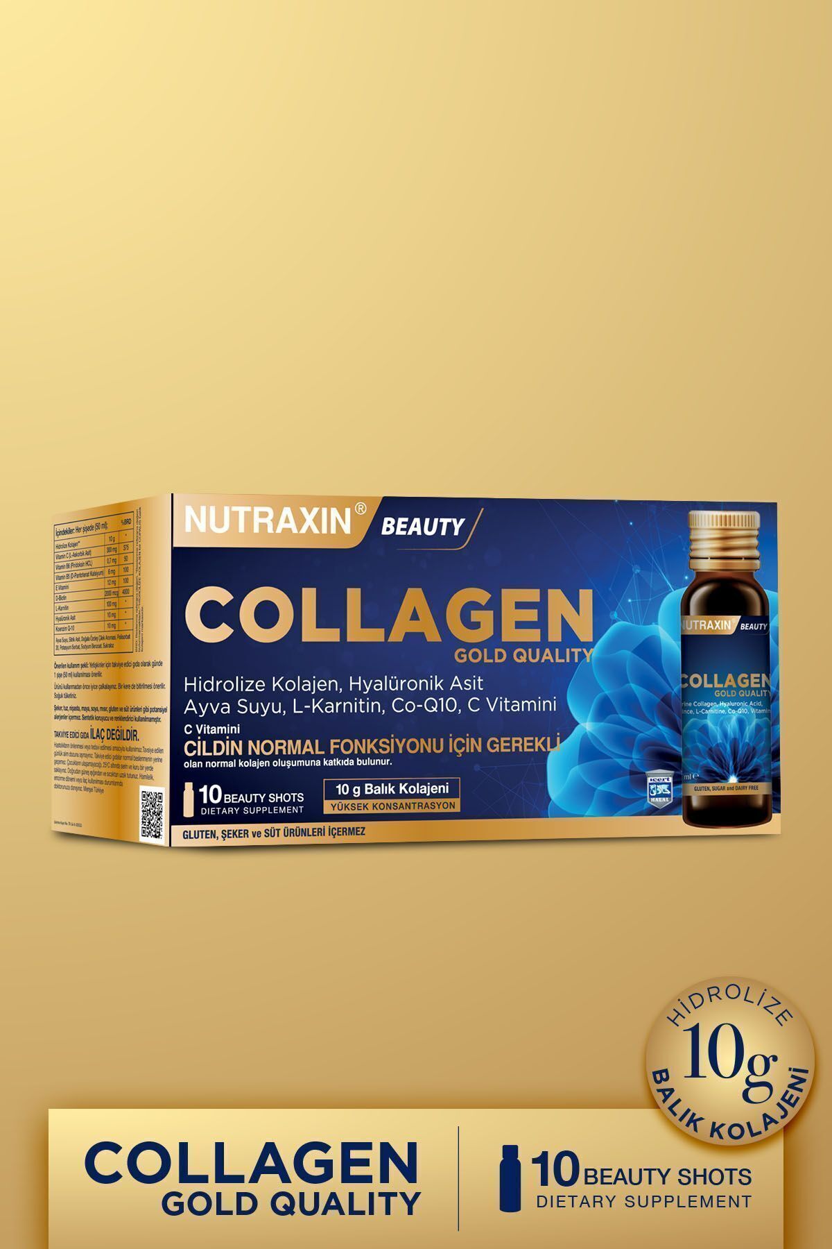 NUTRAXİN COLLAGEN GOLD QUALİTY 10X50 ML-