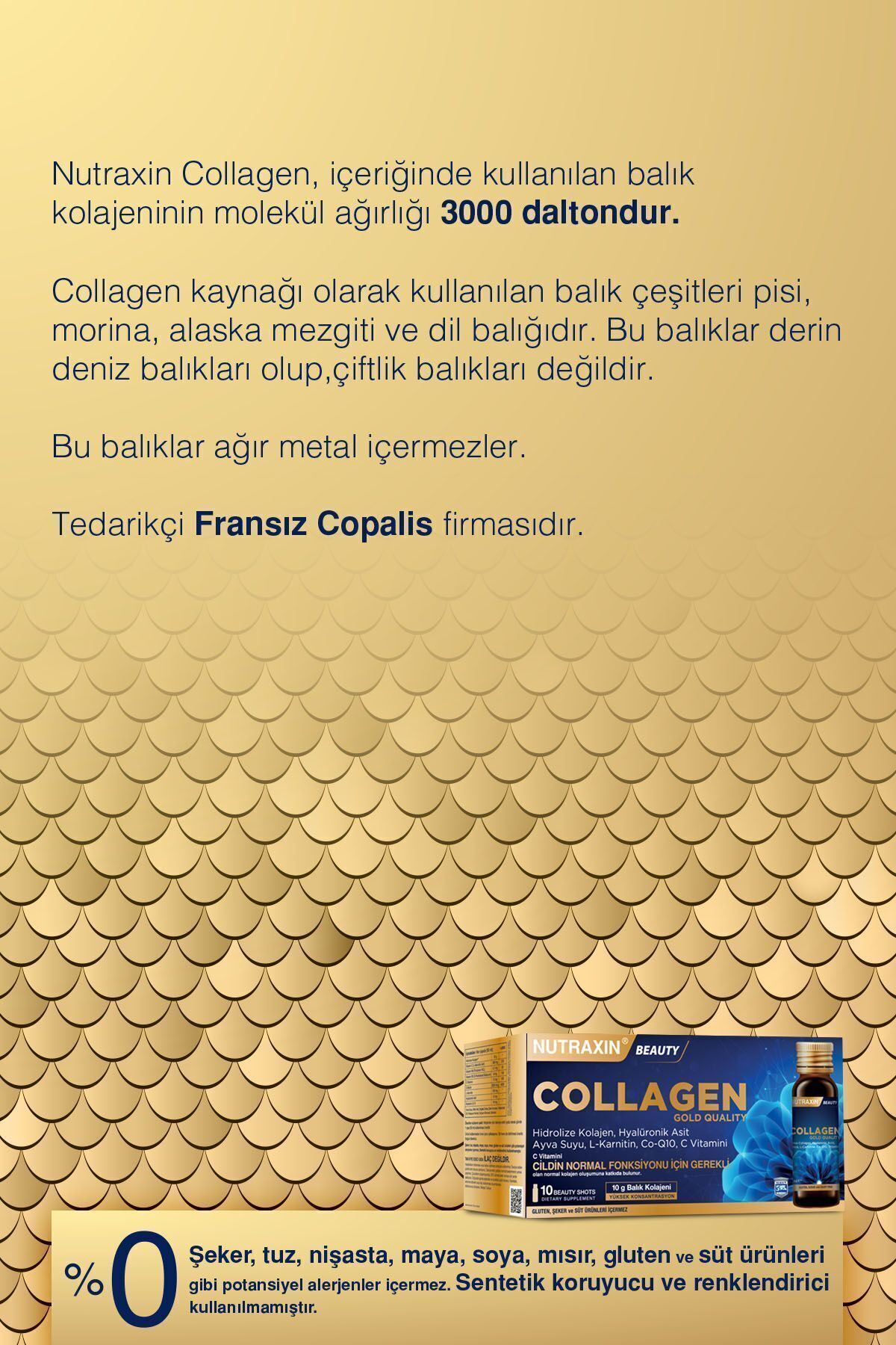 NUTRAXİN COLLAGEN GOLD QUALİTY 10X50 ML-
