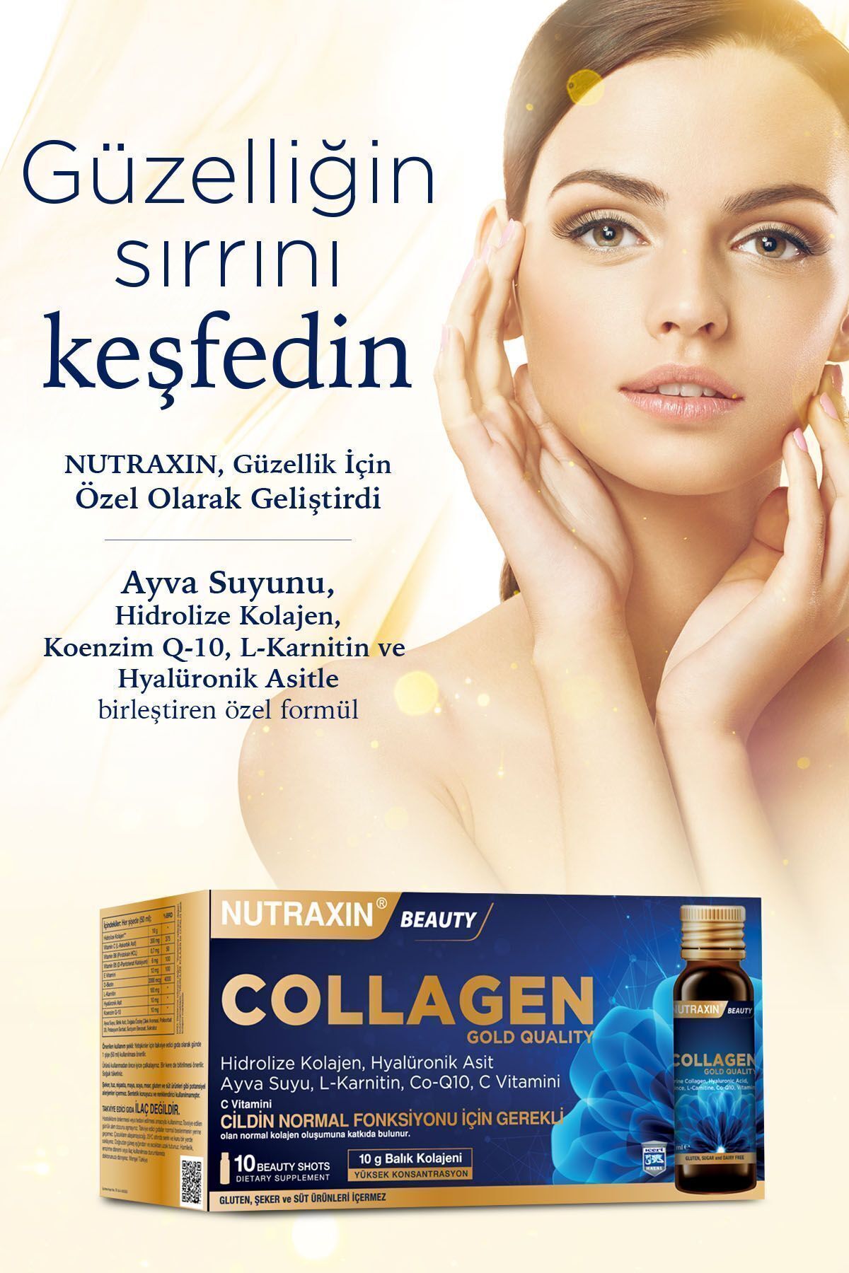 NUTRAXİN COLLAGEN GOLD QUALİTY 10X50 ML-