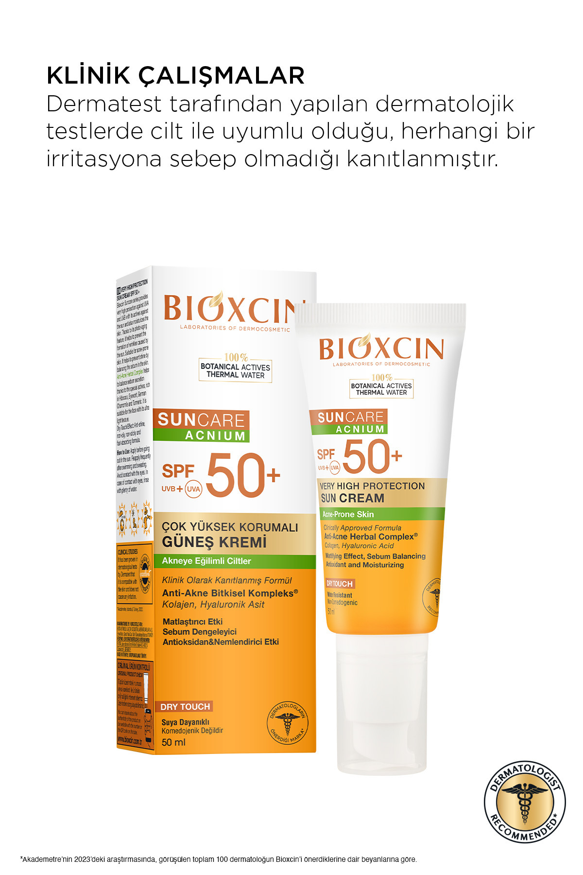 Bioxcin Sun Care Akneye Eğilimli Ciltler Için Güne-